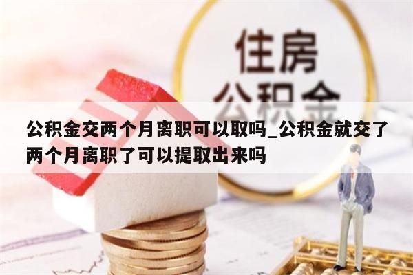 公积金交两个月离职可以取吗_公积金就交了两个月离职了可以提取出来吗